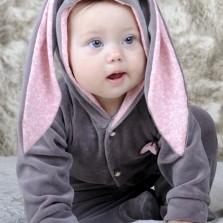 Велюровый комбинезон для девочки и мальчика 62-74 размеры