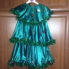 Карнавальные костюмы на девочку 3-6 лет елочка и мальвина