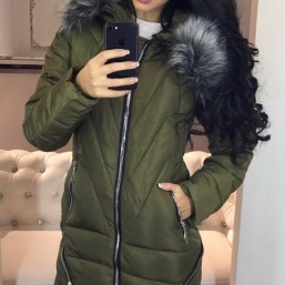 Стильная куртка. Зима. Прогадала с размером!