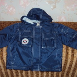 Утепленная ветровка на мальчика.