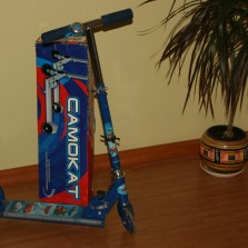 Самокат трехколесный Тачки на 3-5 лет Возможна доставка