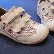 Кроссовки белые Little Dear р.25, 15,5 см. Кожа