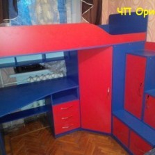 Детская кровать, кровать-чердак Капитошка