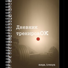 дневник тренировок с тренировочными программами и пояснениями.