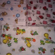 Комплект пеленок байка+бязь 6 штук