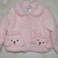 Деми пальто шубка  Fuzzy Wear, 18-24мес