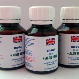 Биогель для маникюра и педикюра с алое вера (стекло) 