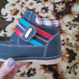 Деми ботинки кожа