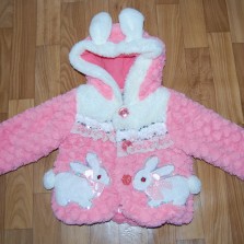 Куртка - шубка демисезонная для малышки