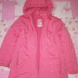 зимнее пальто для девочки