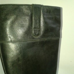 Кожаные сапоги