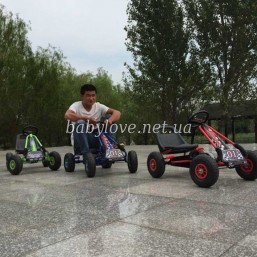 ХИТ ПРОДАЖ! Карт железный, педальная машина M 0645