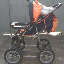 Продаю б/у коляску-трансформер 2-в-1 + ручная переноска