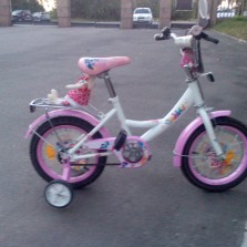 Велосипед для девочки 3-6 лет 14"
