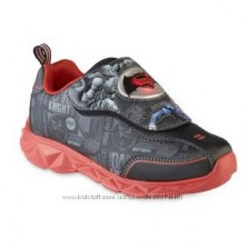 Кроссовки с мигалками Batman & Superman. Размер 27-30. США. Оригинал.