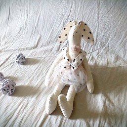 Игрушка заяц-тильда!