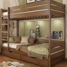 Двухъярусная  кровать "Дует" для подростков со склада.