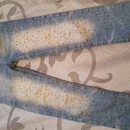 Джинсы девочка 128