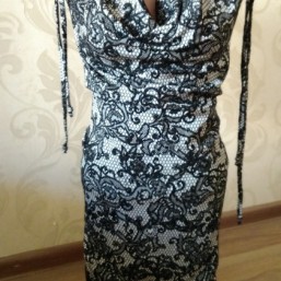 Шикарное коктейльное платье