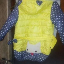 зимняя курточка на девочку 4-6лет