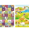 Babypol Коврик двухсторонний Веселая ферма Размер 150*180*1 см 