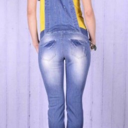 Джинсовый комбинезон для беременных