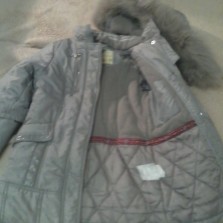 зимнее пальто на девочку 7-8 лет