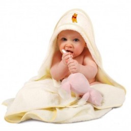  Махровая пеленка-капюшон для купания
