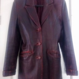 кожаный пиджак