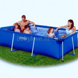 Каркасный бассейн Intex Rectangular Frame (58980) 28271 (260х160х65см)