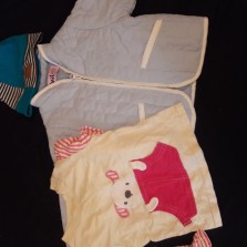 Стеганная курточка реглан шапка на 1-1.5 года