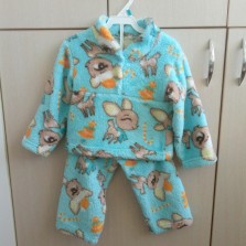 Теплая махровая пижама