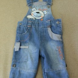 Джинсовый летний комбенизон