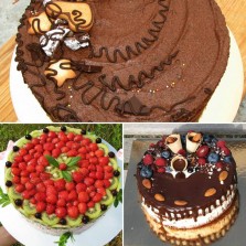 Сет из трех видов тортов