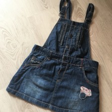 Джинсовый сарафанчик б/у на девочку 2-3-4года