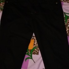 Джинсы тонкие черные