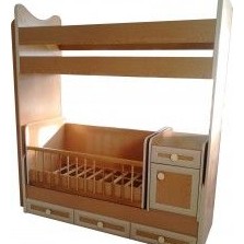 КРОВАТЬ ТРАНСФОРМЕР ДВУХъЯРУСНАЯ С МАТРАЦАМИ" ВЕЛАМ"