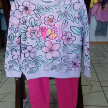 Костюм с принтом