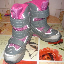 Сапоги зима размер 32-33