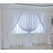 Белый шифон 