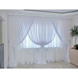 Белый шифон 