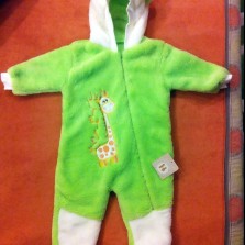 Комбинезон-человечек махровый 68-74 см