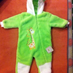 Комбинезон-человечек махровый 68-74 см