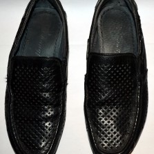 Туфли мокасины школьные 33 р. (21 см) б/у кожа