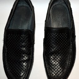 Туфли мокасины школьные 33 р. (21 см) б/у кожа