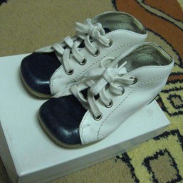 Ботинки кожаные демисезонные