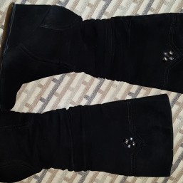 Зимние сапоги на платформе 