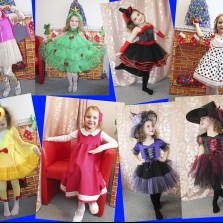 Прокат НОВОГОДНИХ костюмов для девочек