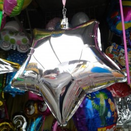 Звёздочка 20см фольгированная