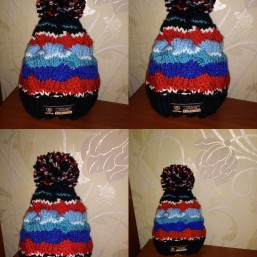 Новая вязаная  шапка  